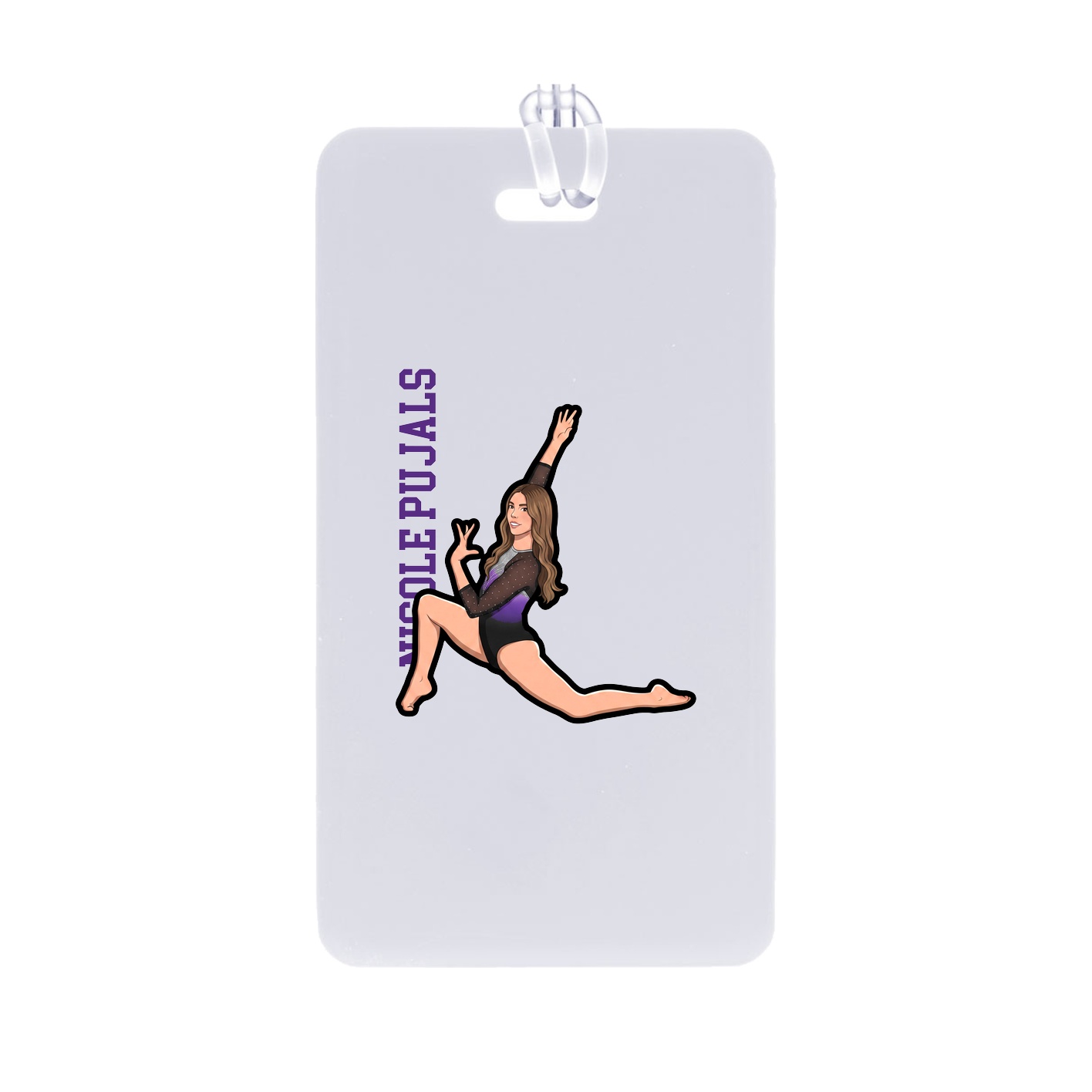 Bag Tag — Name Vertical in Classic