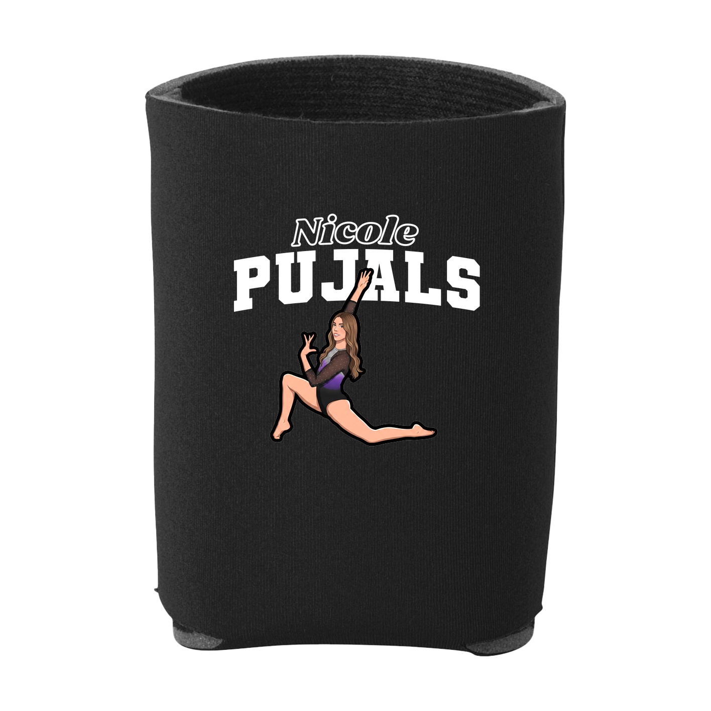 Can Holder — Name Arch in Black