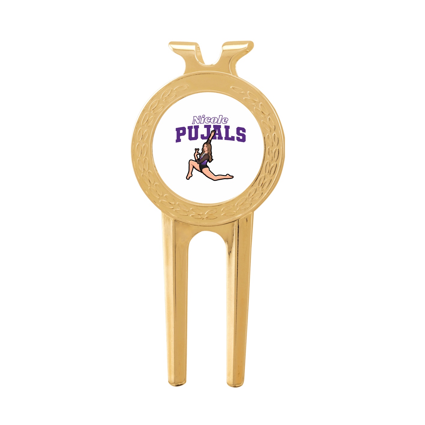 Divot Tool with Ball Marker — Name Arch in Classic