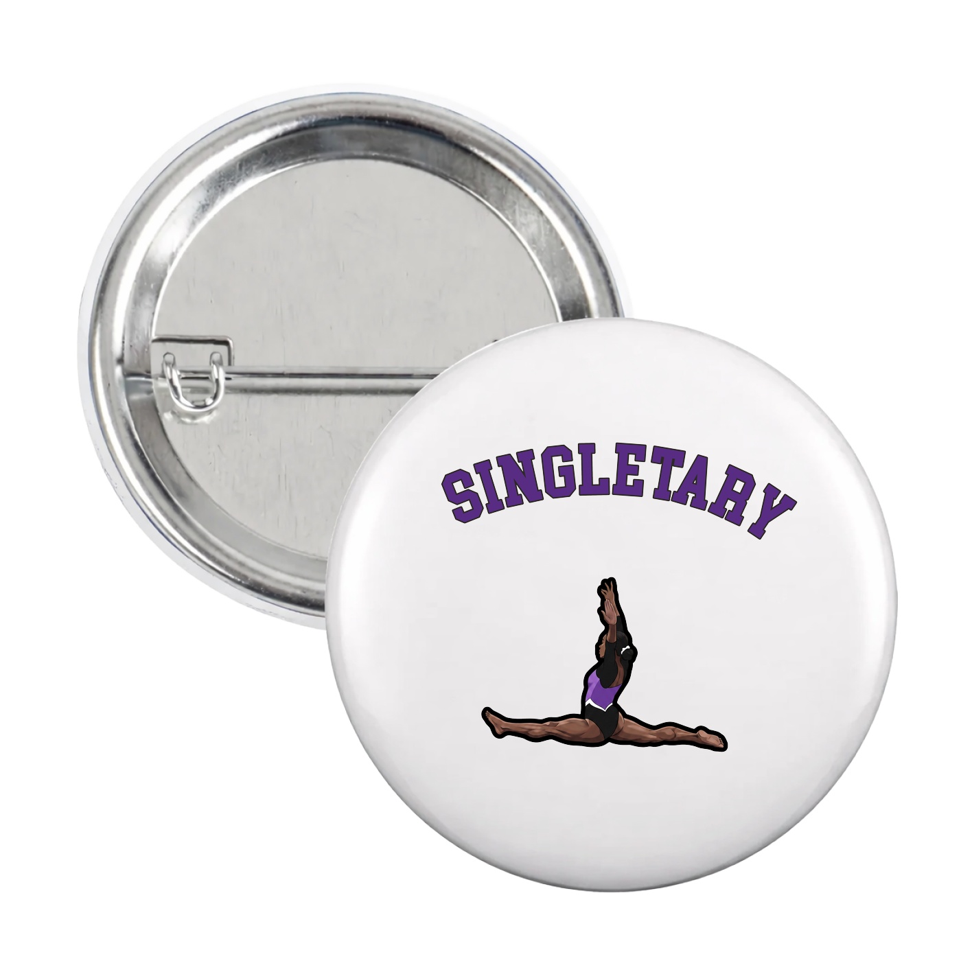 Game Day Button — Shirsey Arch in White