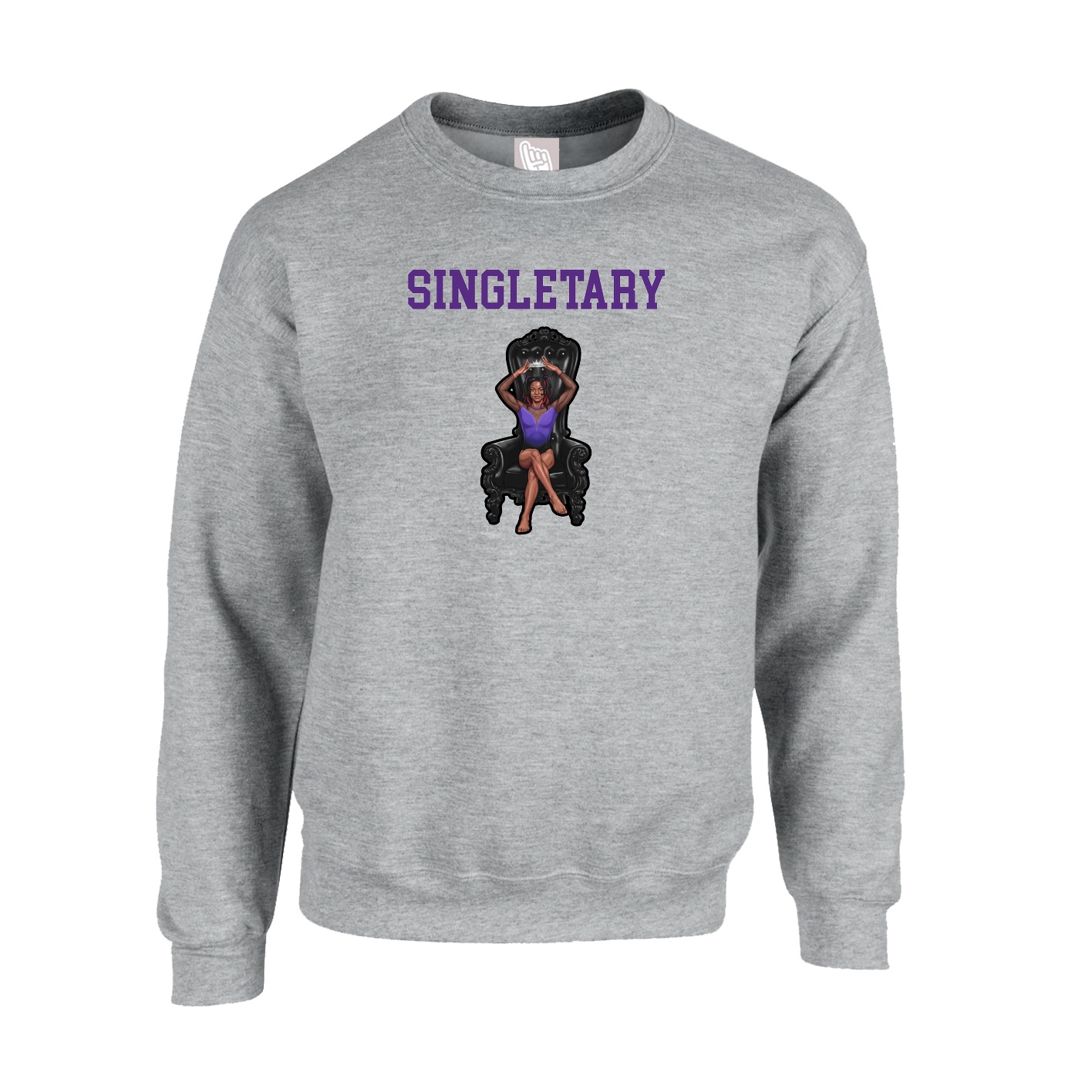 Fleece Crew — Shirsey in Grey