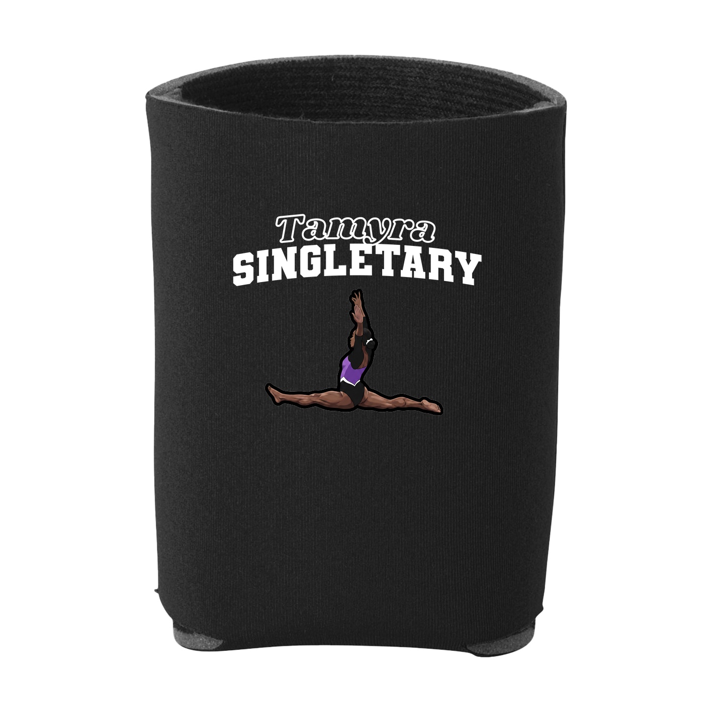 Can Holder — Name Arch in Black