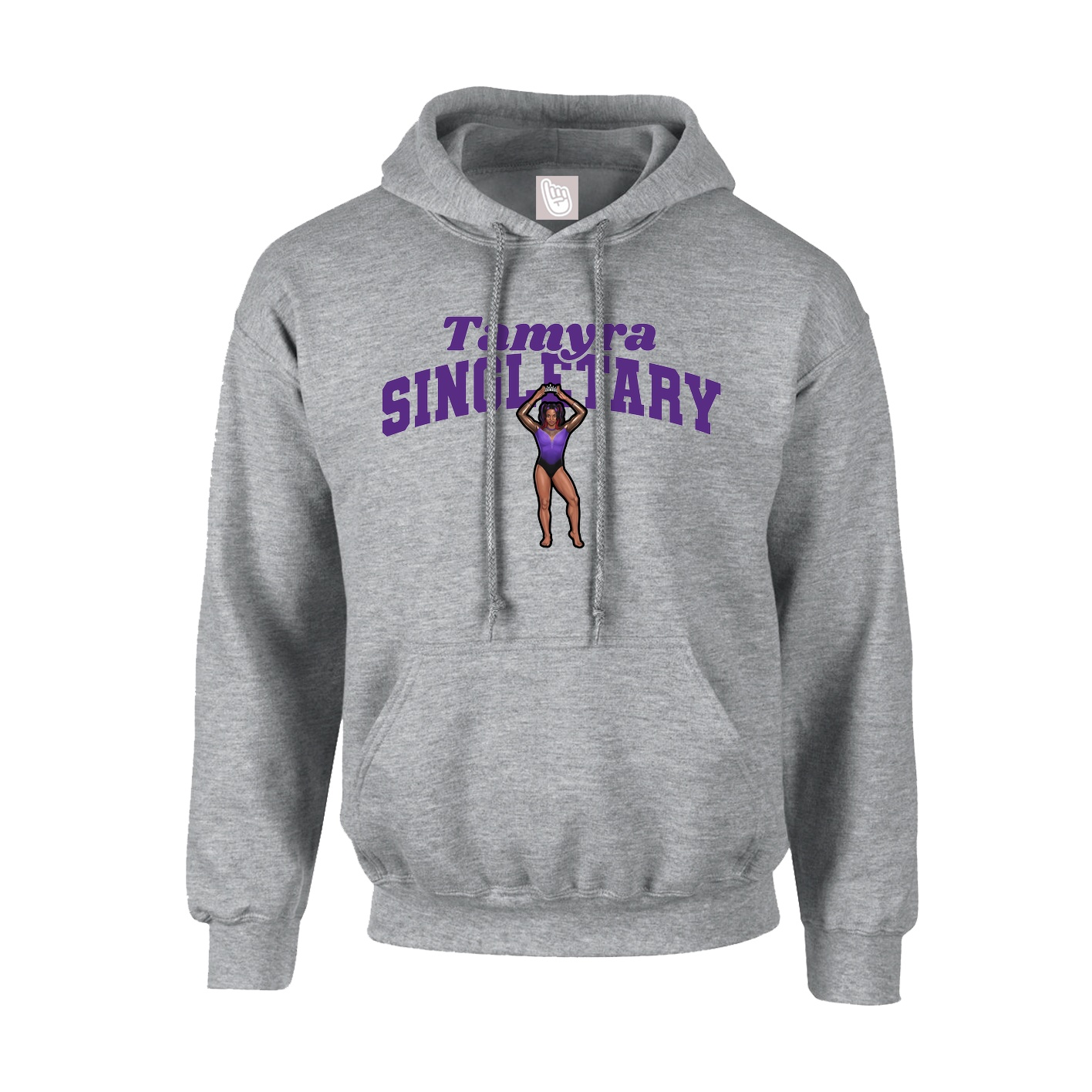 Hoodie — Signature Arch in Grey