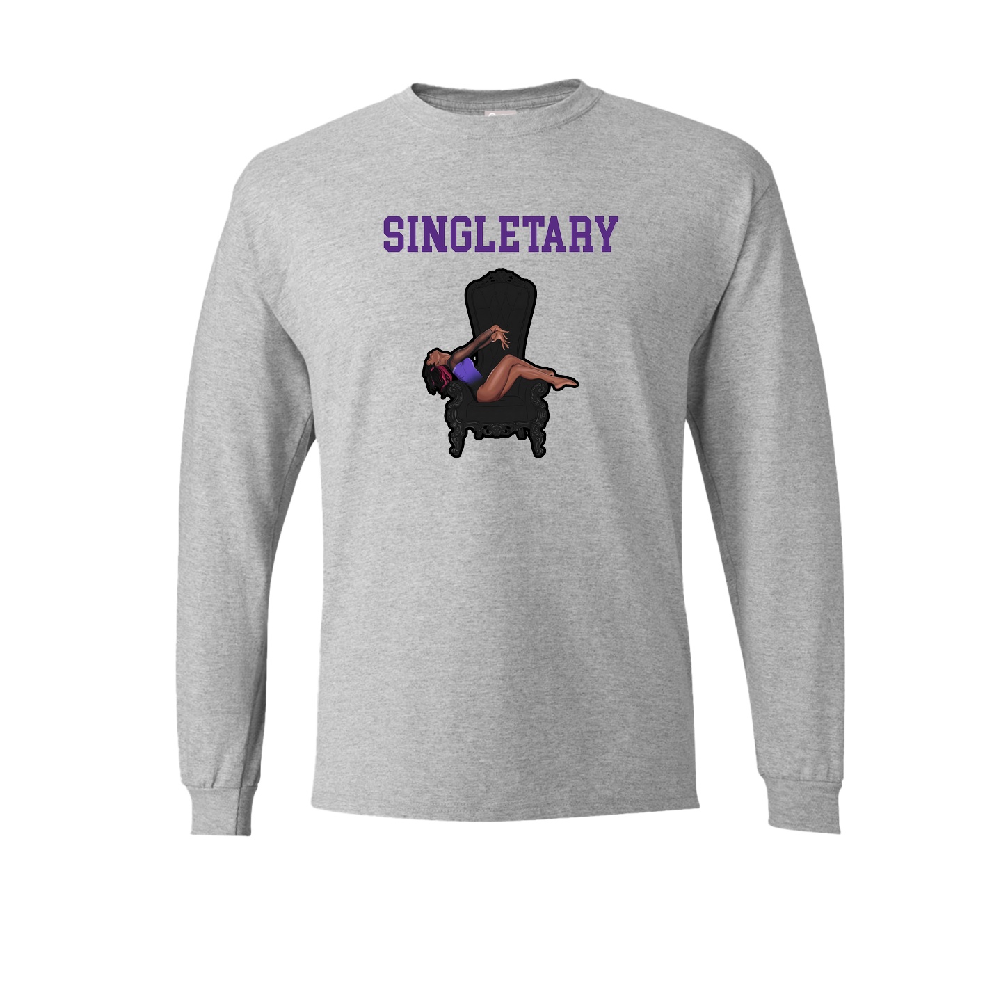 Long Sleeve Tee — Shirsey in Grey