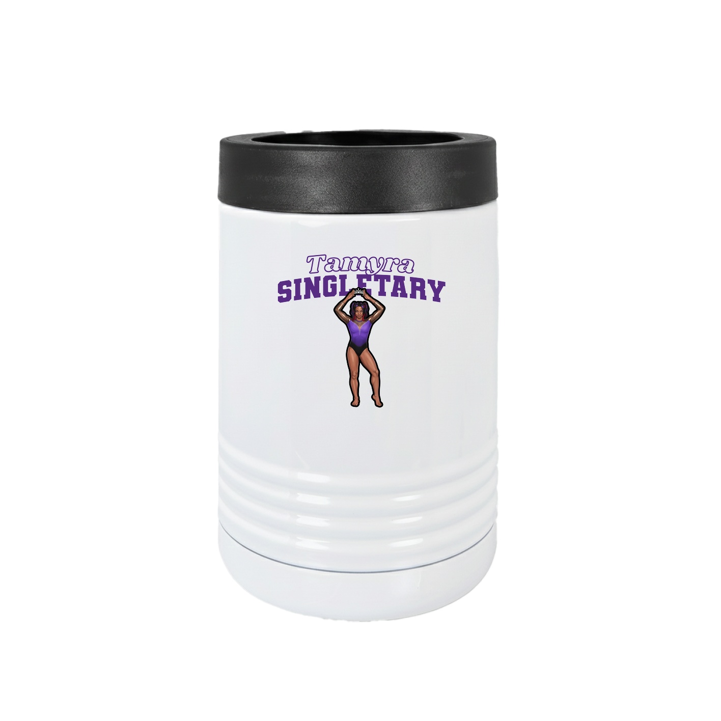 Beverage Holder — Name Arch in White