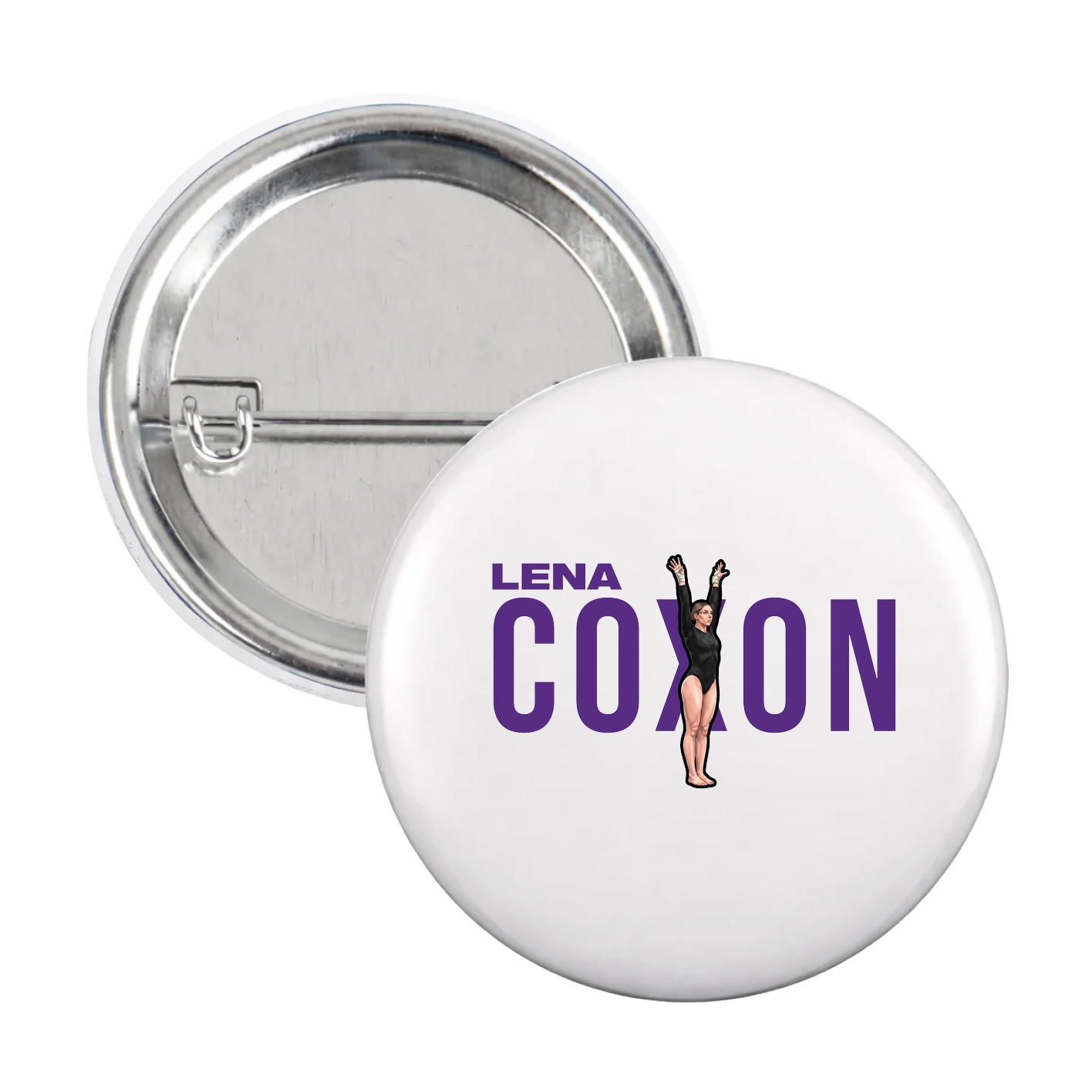 Game Day Button — Player Name in White