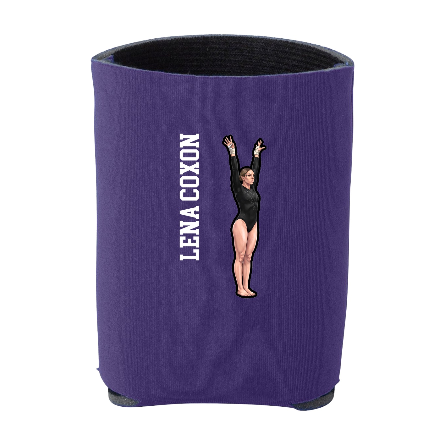 Can Holder — Name Vertical in Purple