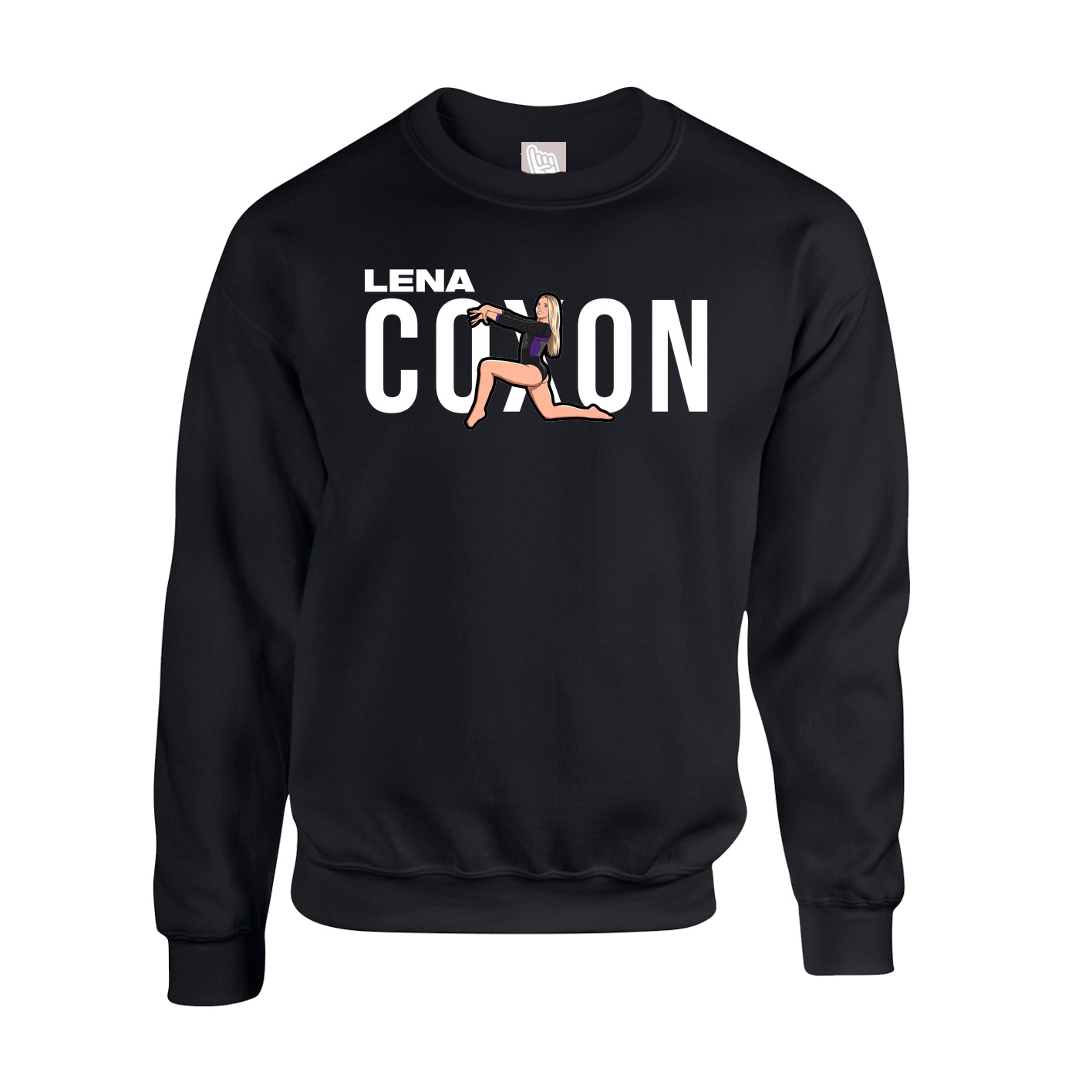 Fleece Crew — Player Name in Black