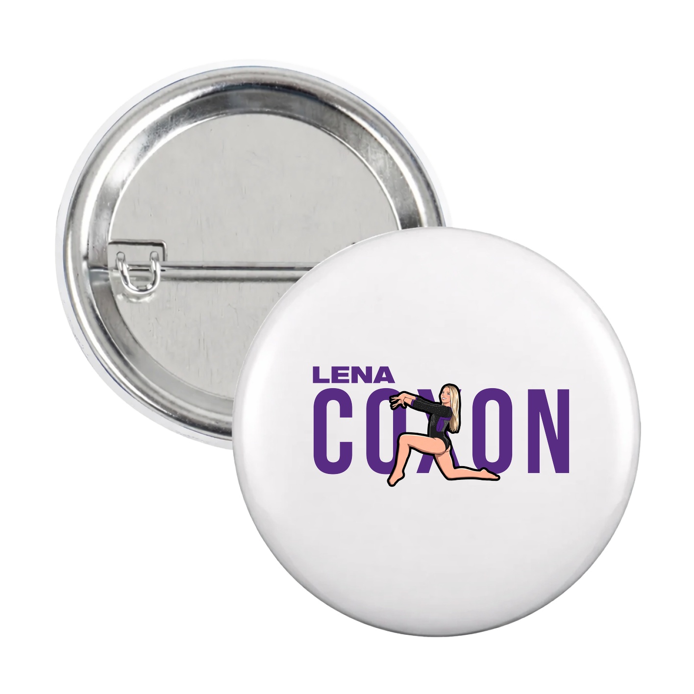 Game Day Button — Player Name in White