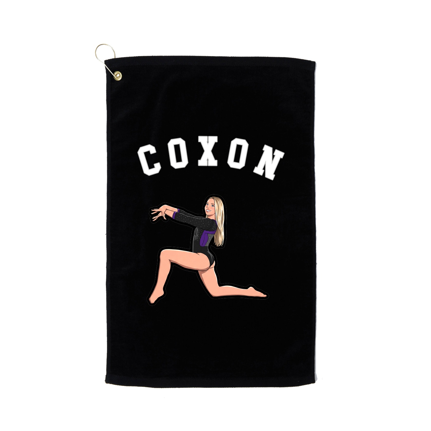 Golf Towel — Shirsey Arch in Black