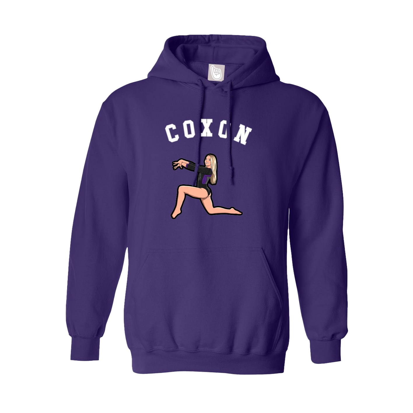 Hoodie — Shirsey Arch in Purple