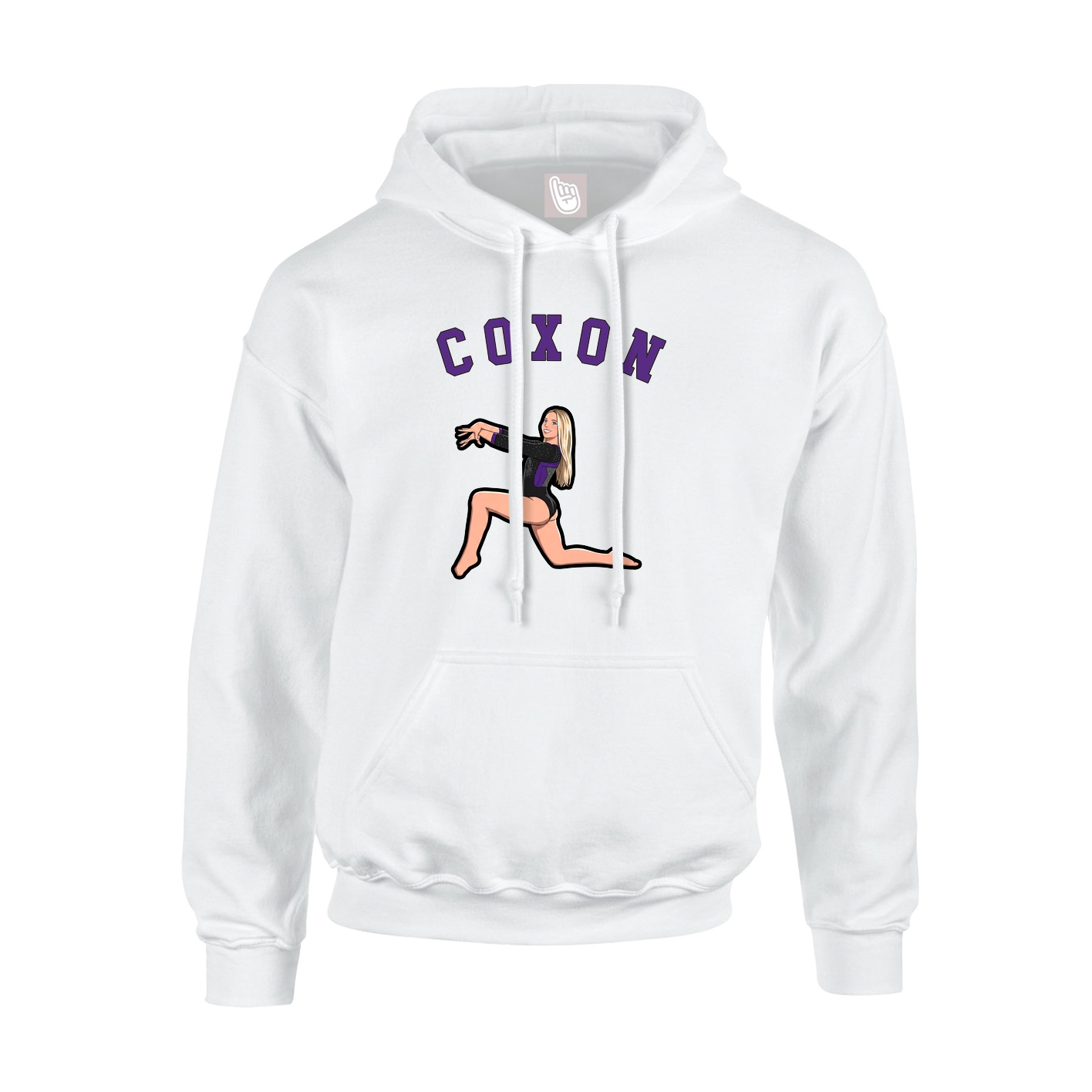 Youth Hoodie — Shirsey Arch in White