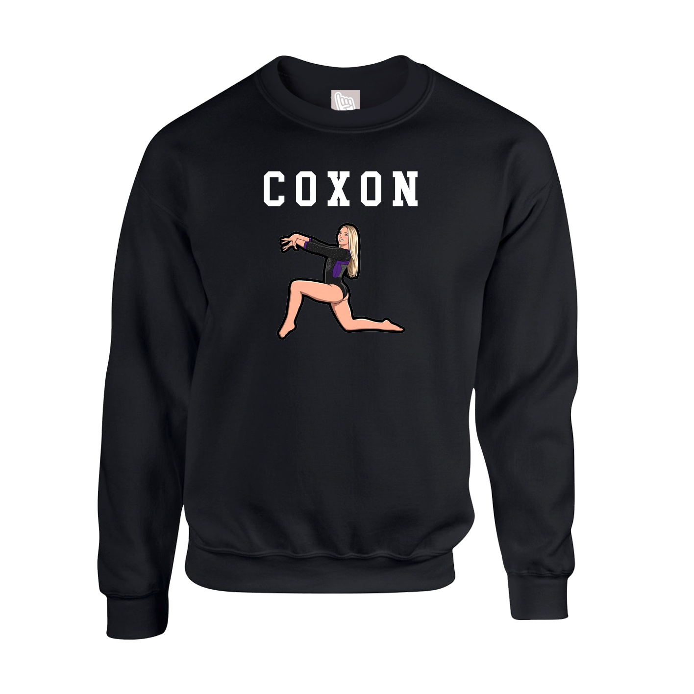 Fleece Crew — Shirsey in Black