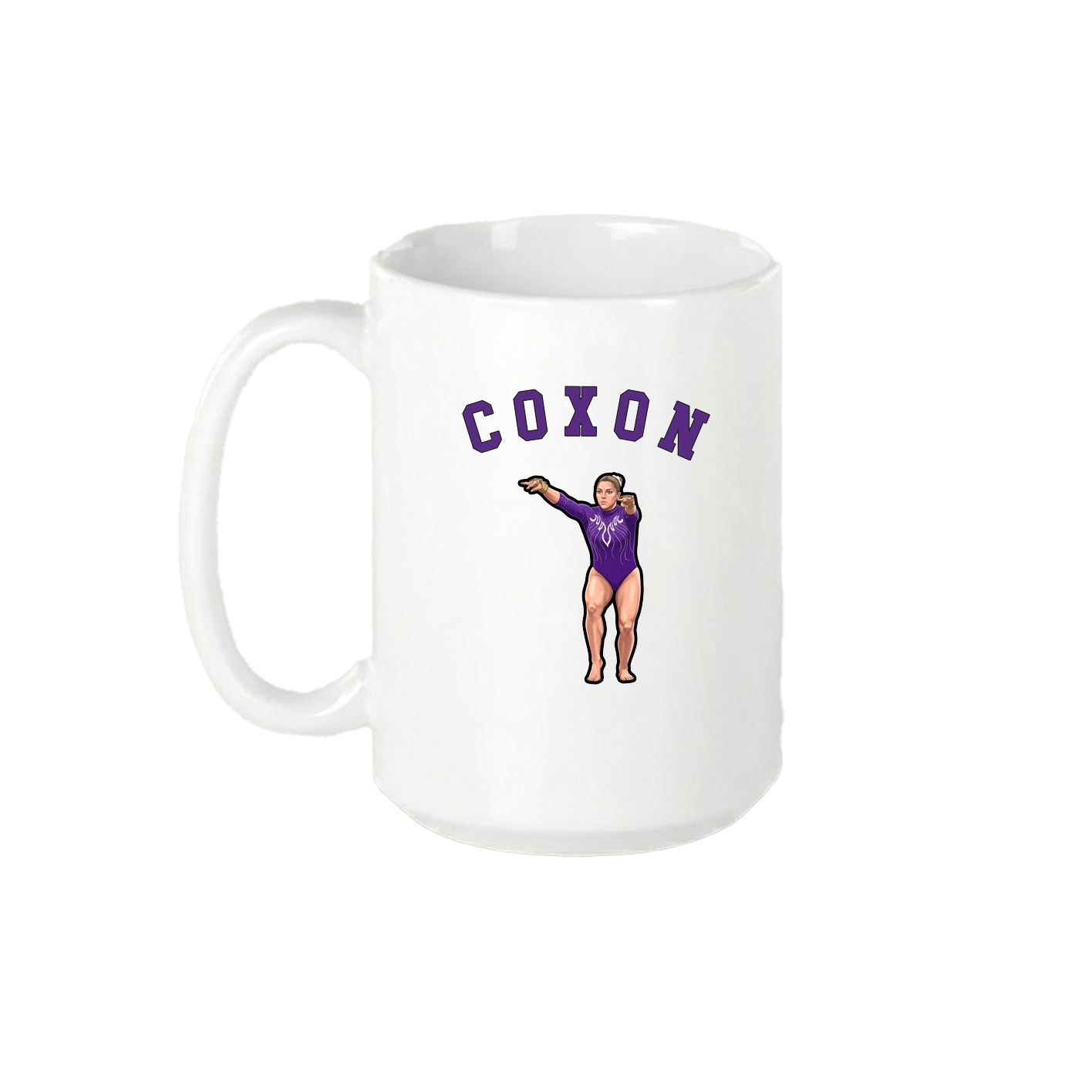 15oz Coffee Mug — Shirsey Arch in White