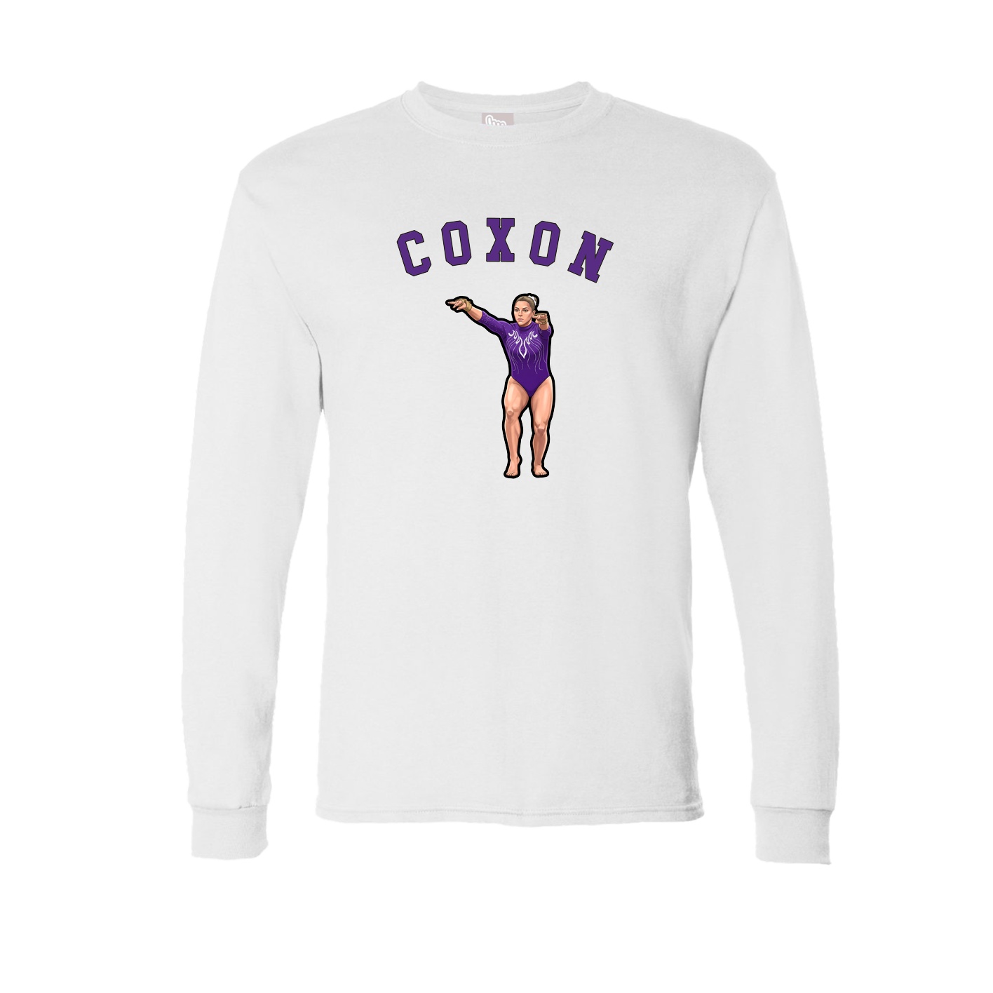 Long Sleeve Tee — Shirsey Arch in White