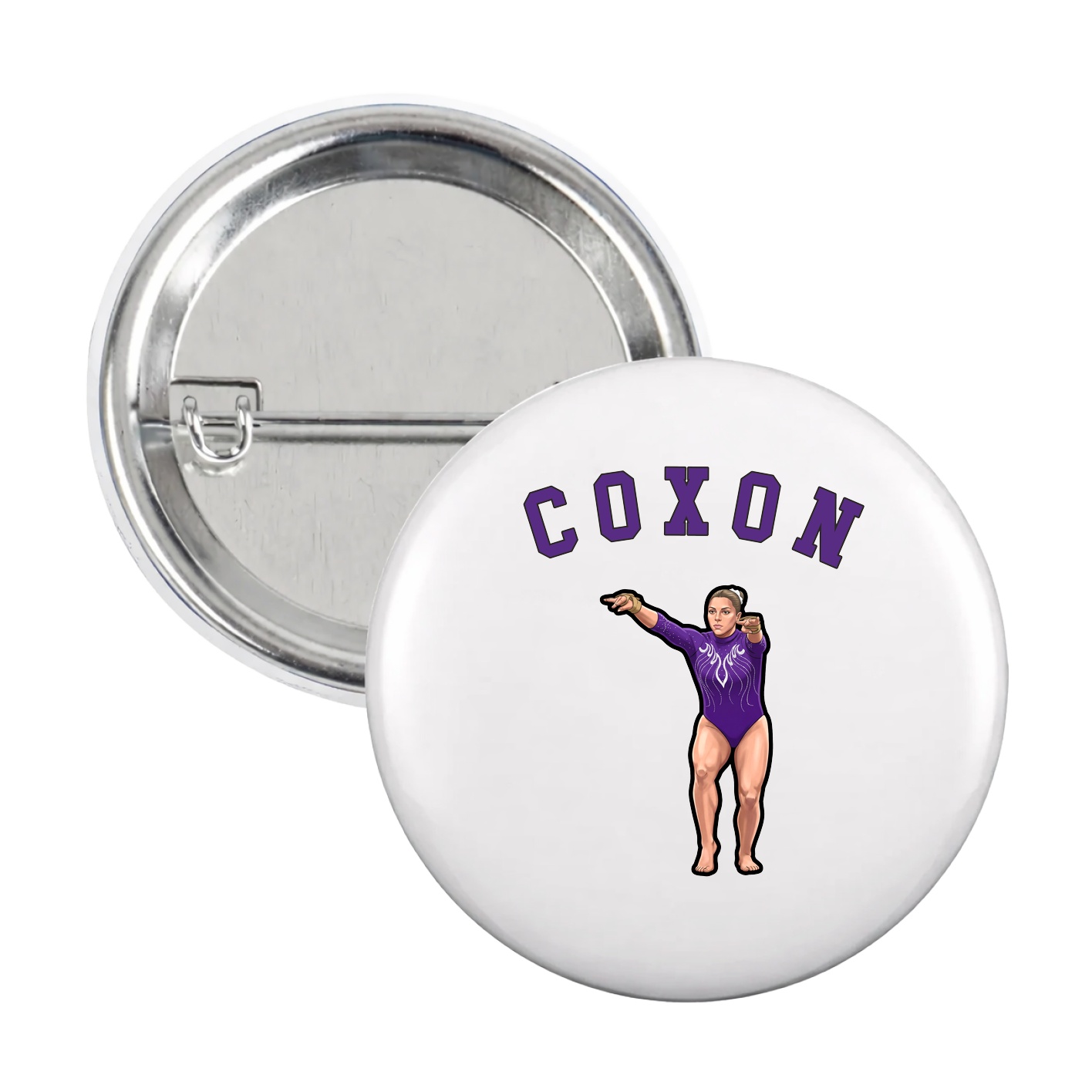 Game Day Button — Shirsey Arch in White