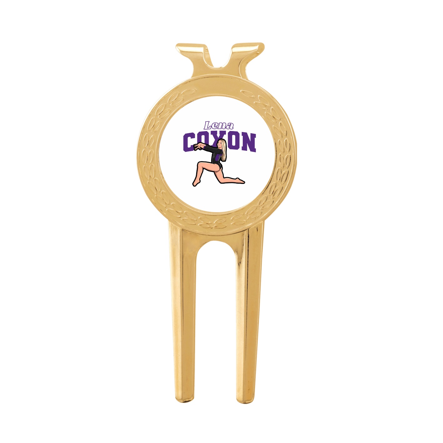 Divot Tool with Ball Marker — Name Arch in Classic