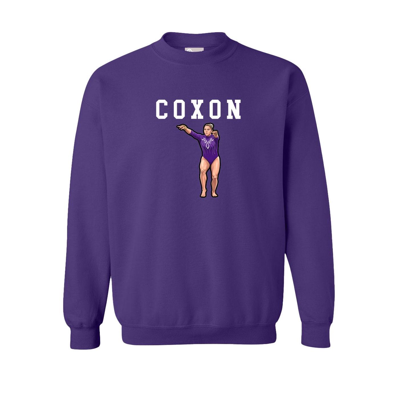 Fleece Crew — Shirsey in Purple