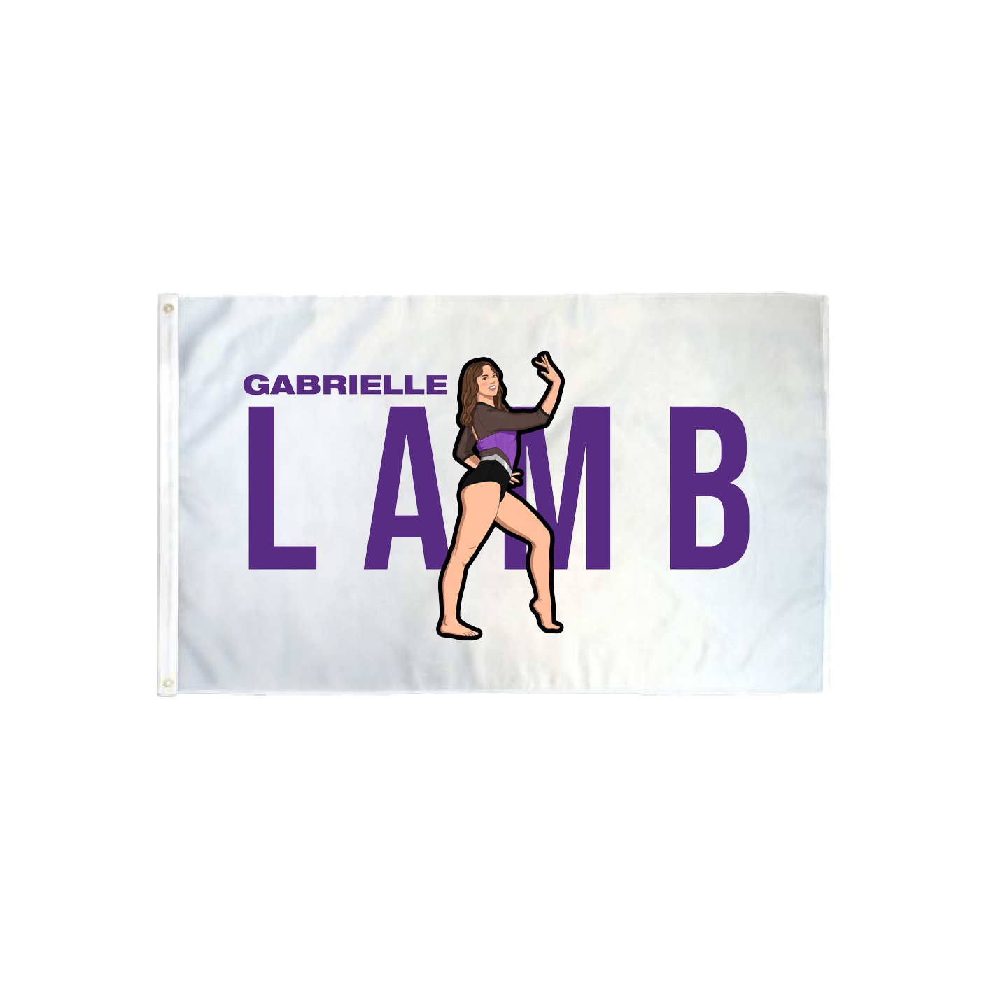 3x5 Flag — Player Name in Classic