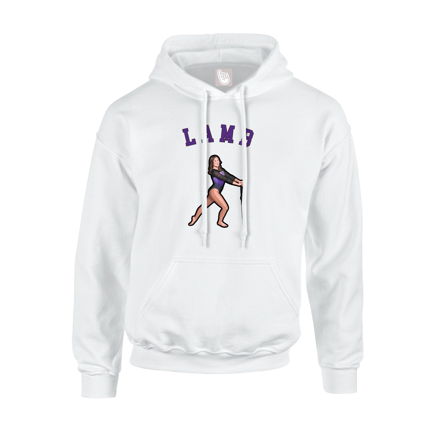Youth Hoodie — Shirsey Arch in White