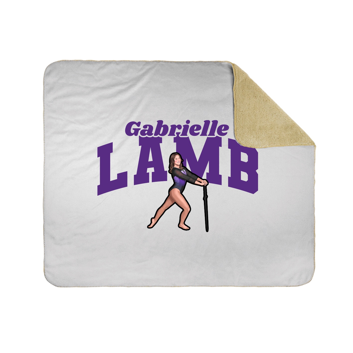 Throw Blanket — Signature Arch in White