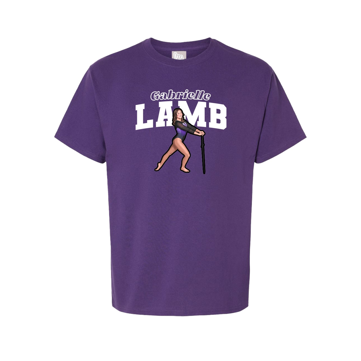 Tee — Name Arch in Purple