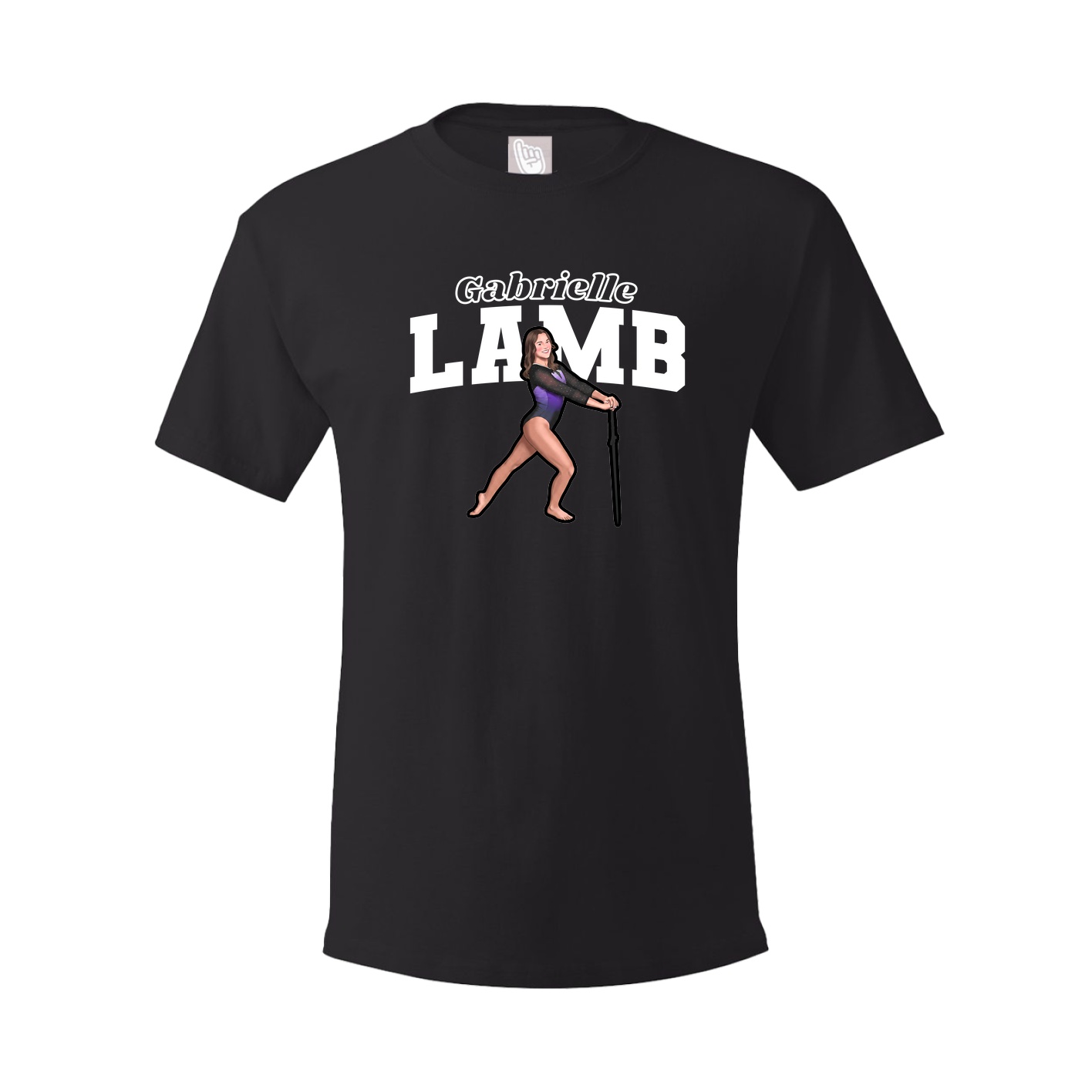Youth Tee — Name Arch in Black