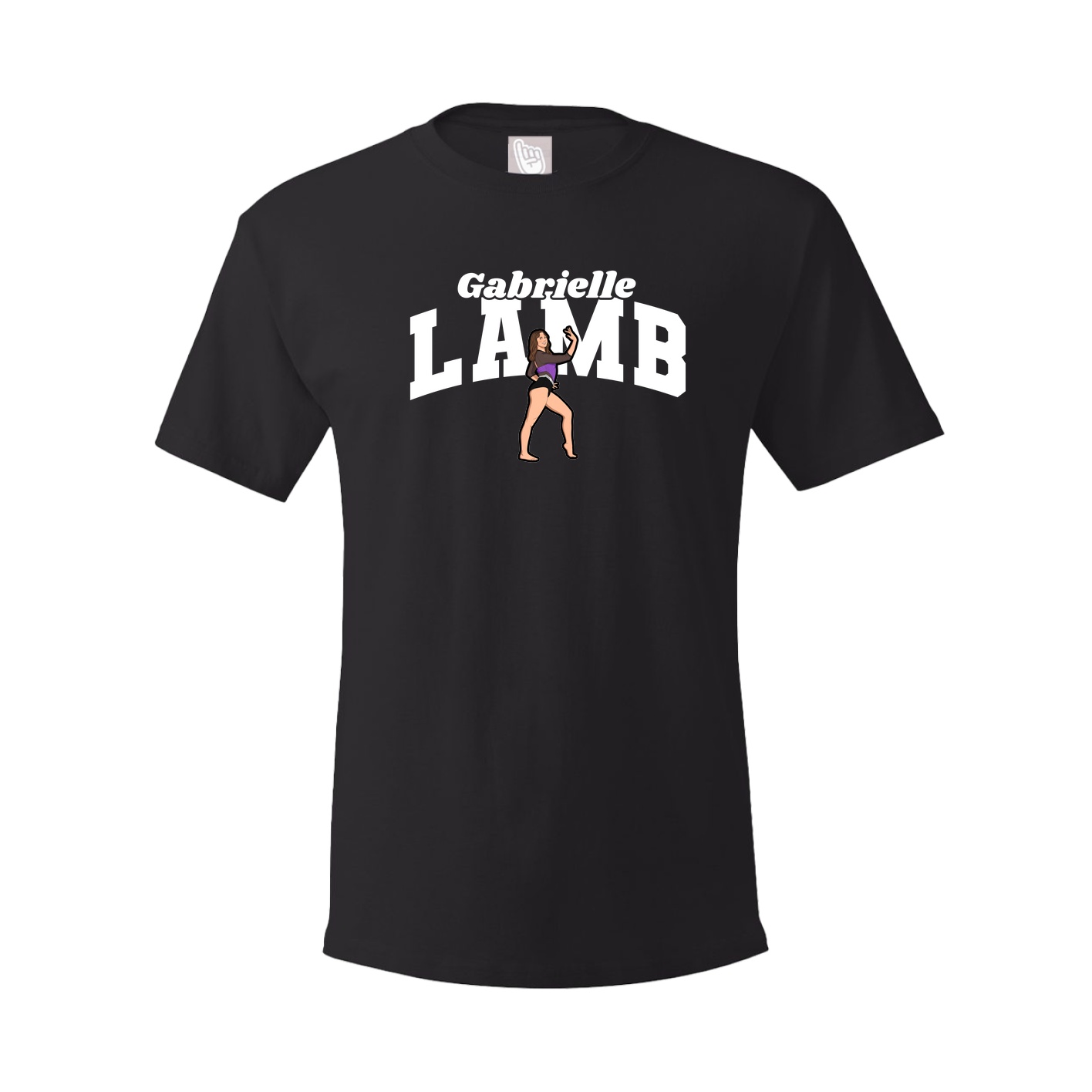 Youth Tee — Signature Arch in Black