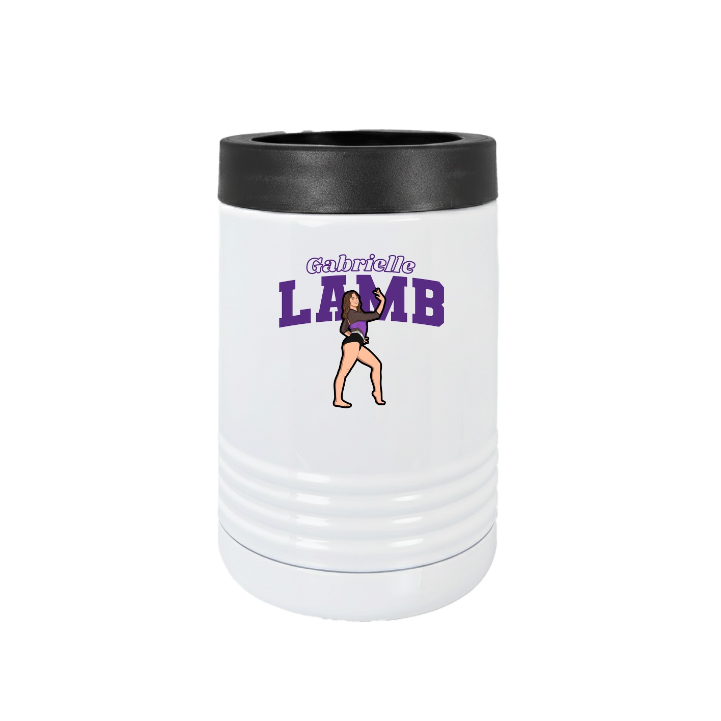 Beverage Holder — Name Arch in White