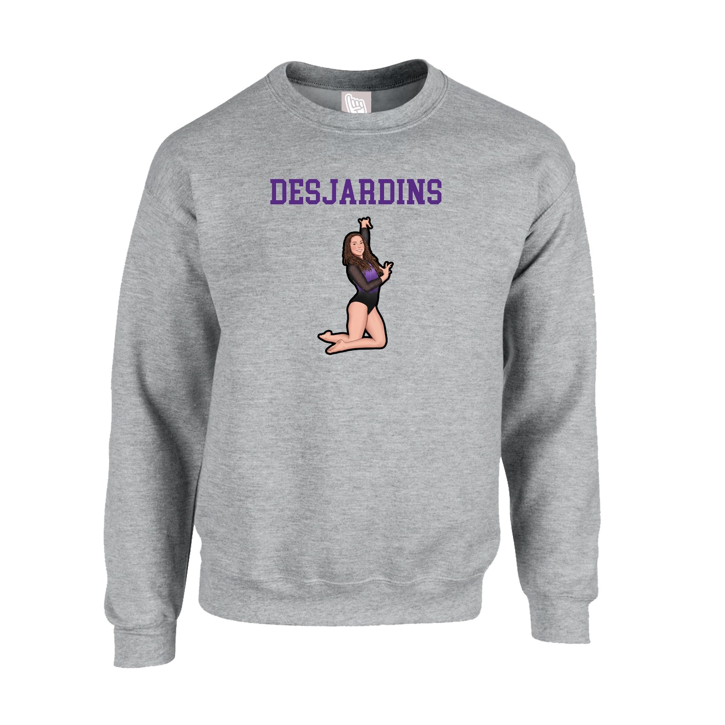 Fleece Crew — Shirsey in Grey