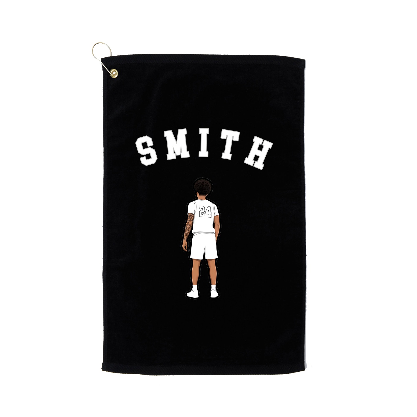 Golf Towel — Shirsey Arch in Black