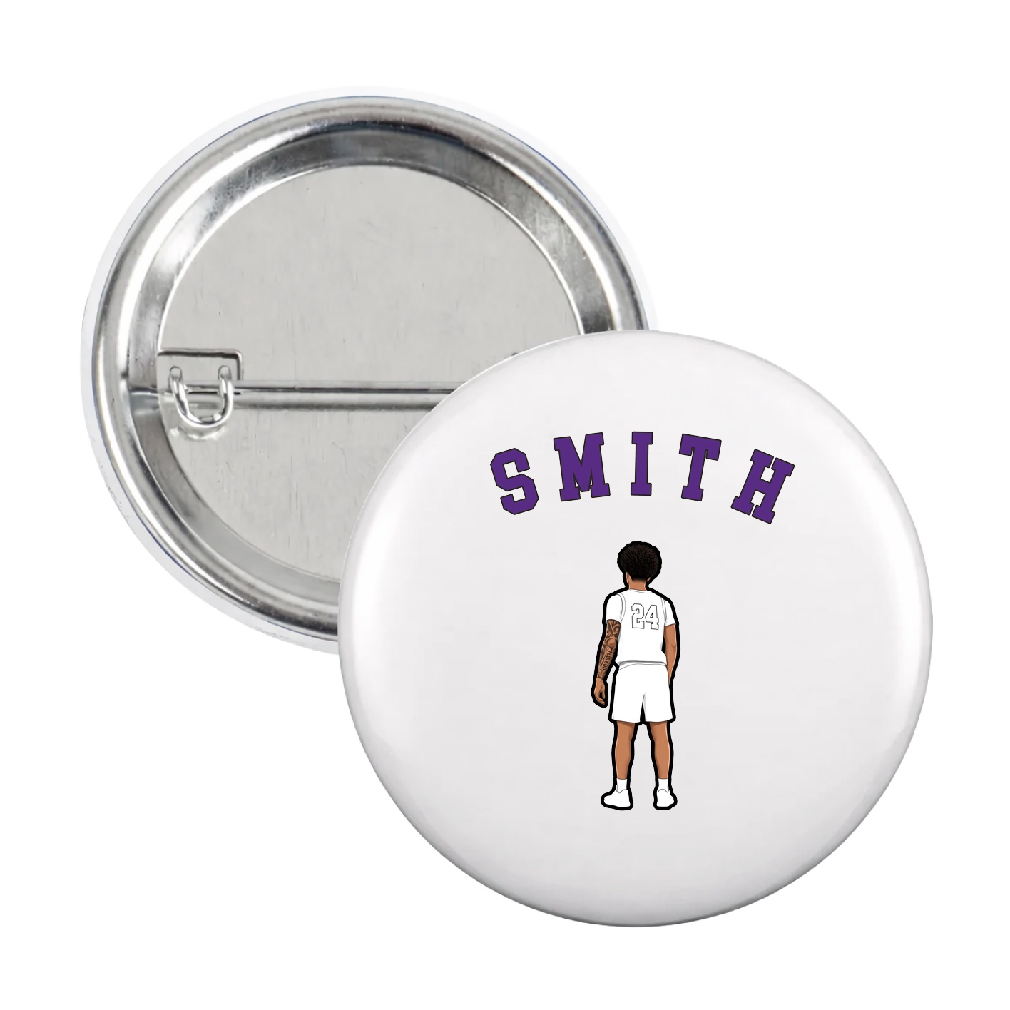 Game Day Button — Shirsey Arch in White