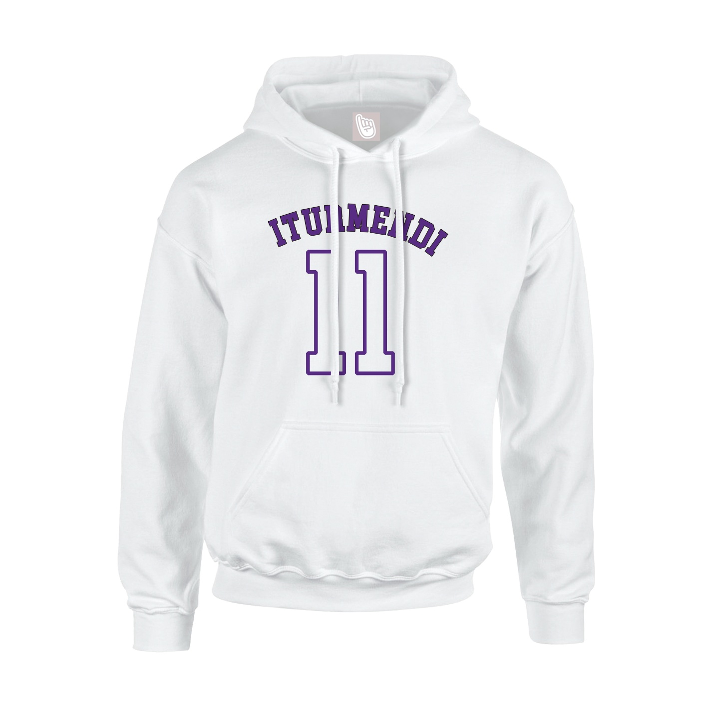 Hoodie — Shirsey Arch in White