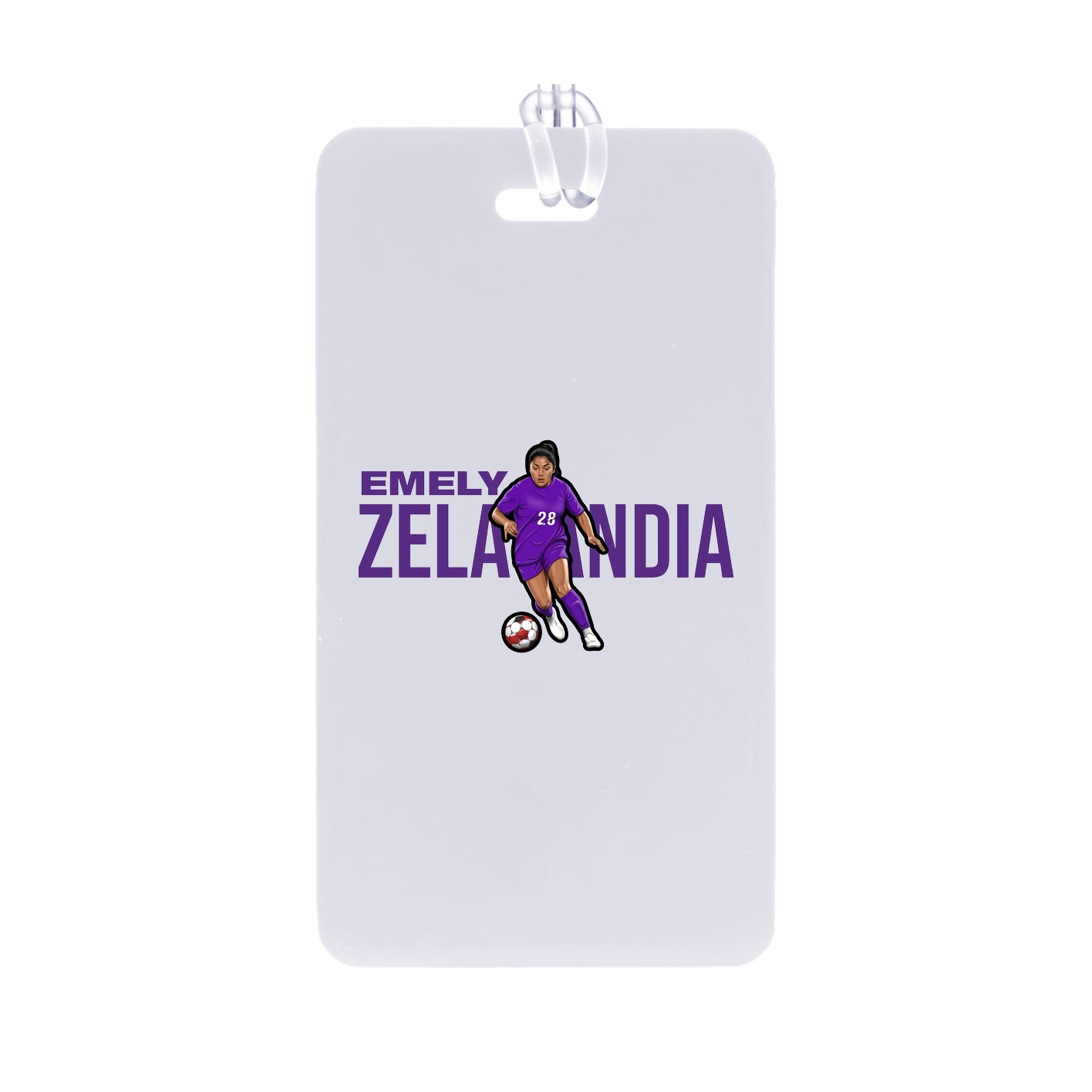 Bag Tag — Player Name in Classic