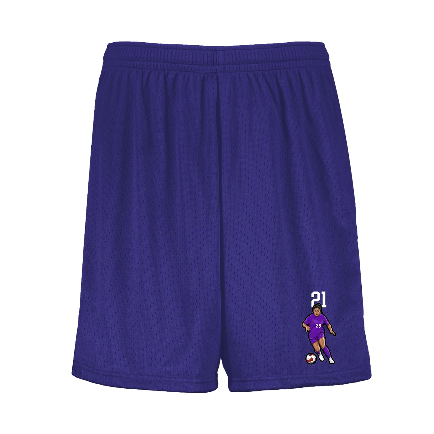 Shorts — Number Top in Purple