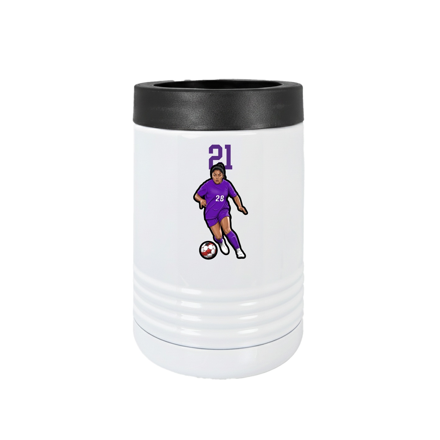 Beverage Holder — Number Top in White