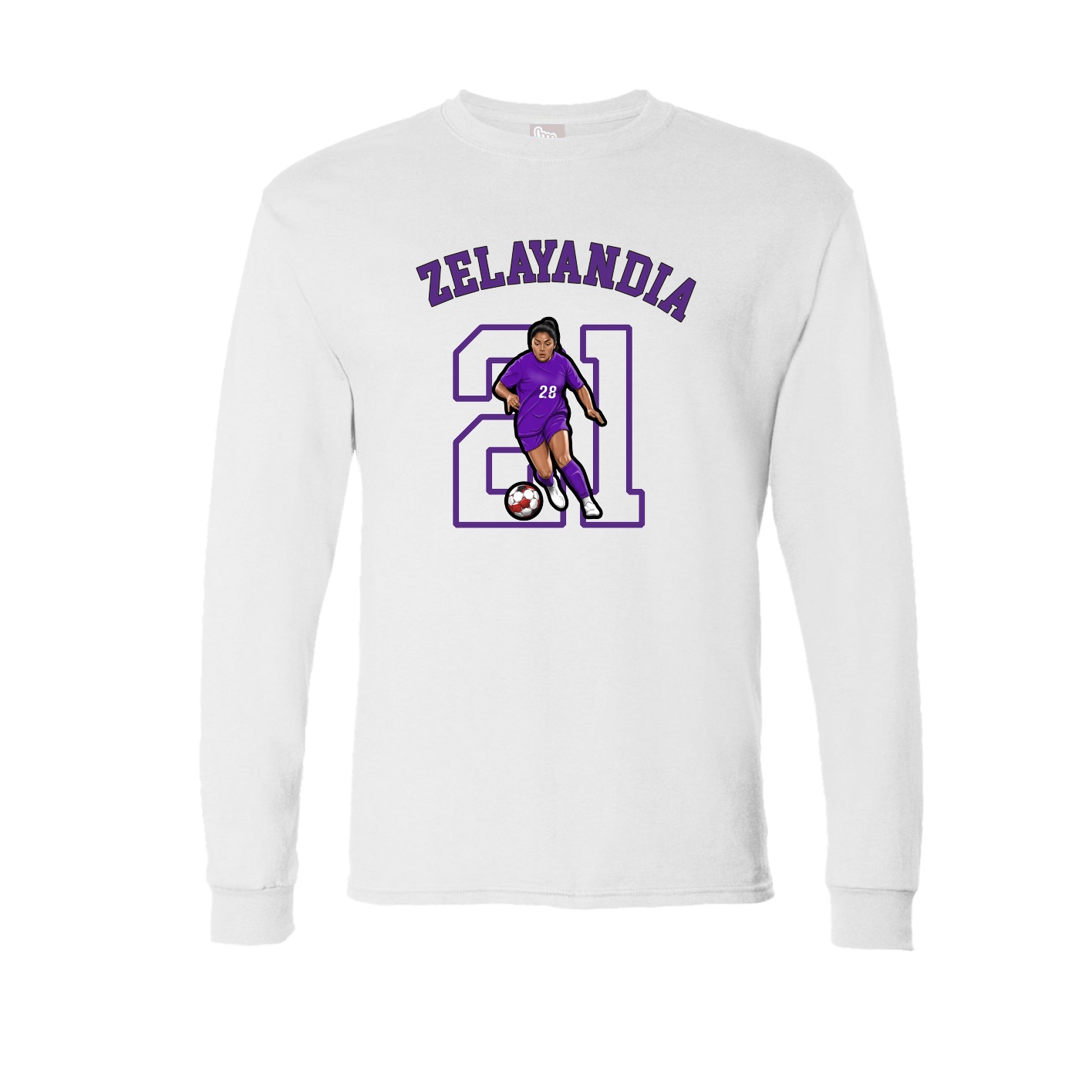 Long Sleeve Tee — Shirsey Arch in White