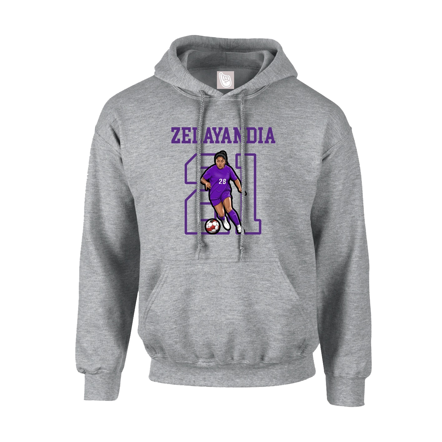 Hoodie — Shirsey in Grey