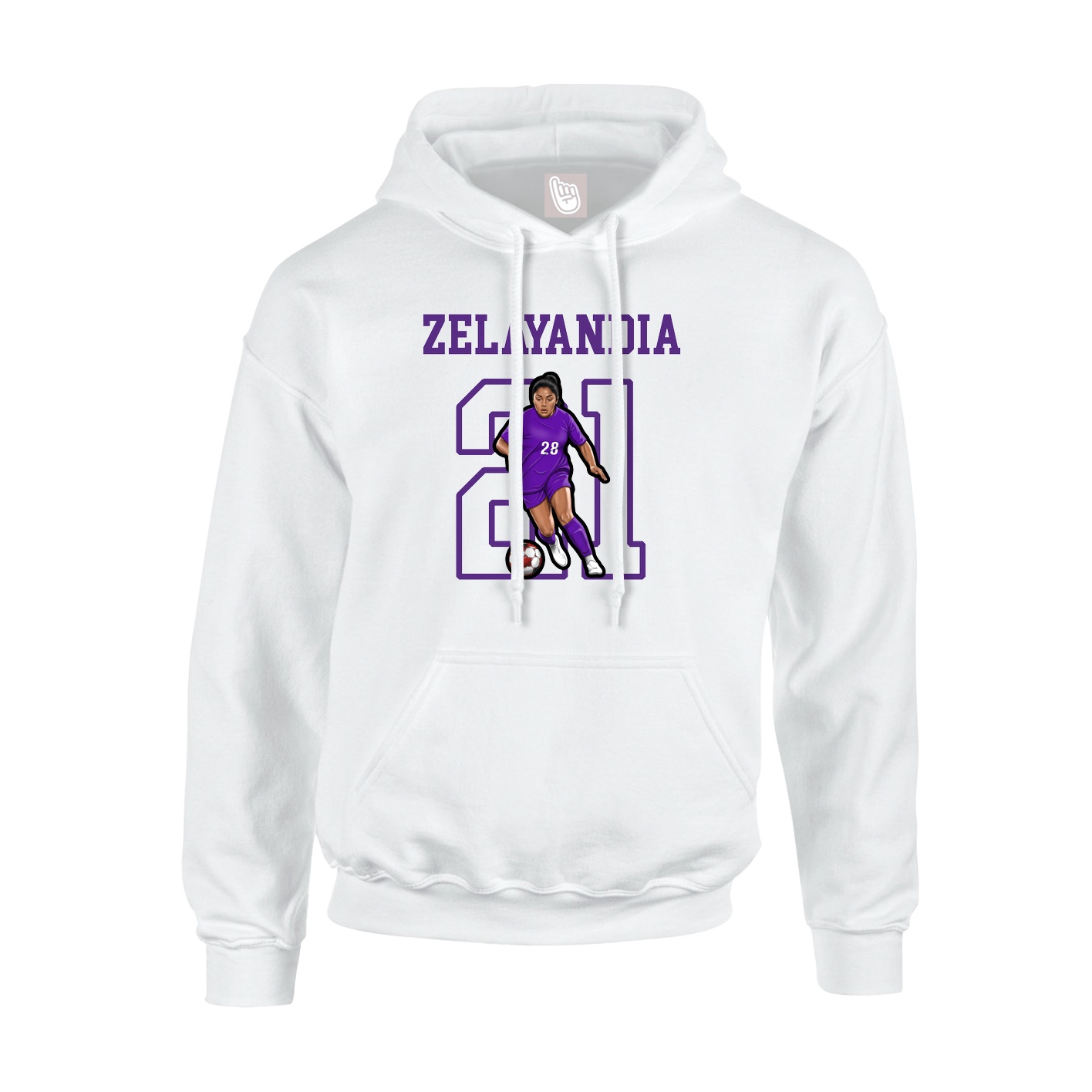 Youth Hoodie — Shirsey in White