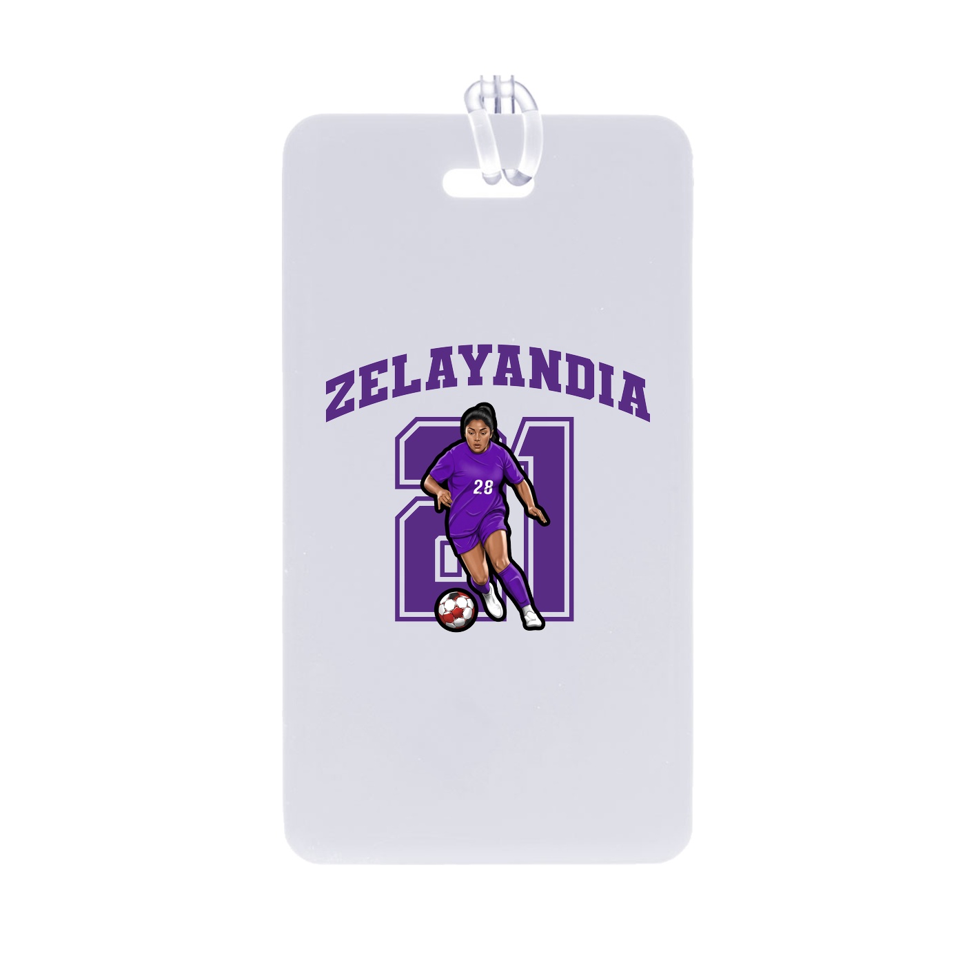 Bag Tag — Number in Classic