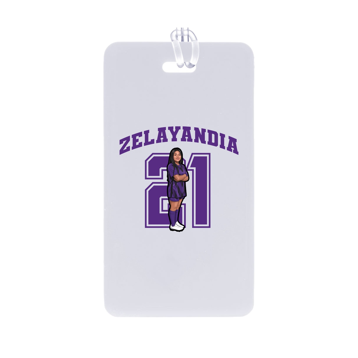 Bag Tag — Number in Classic