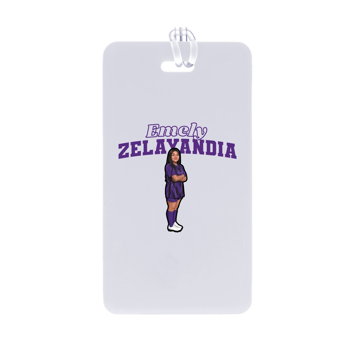 Bag Tag — Name Arch in Classic