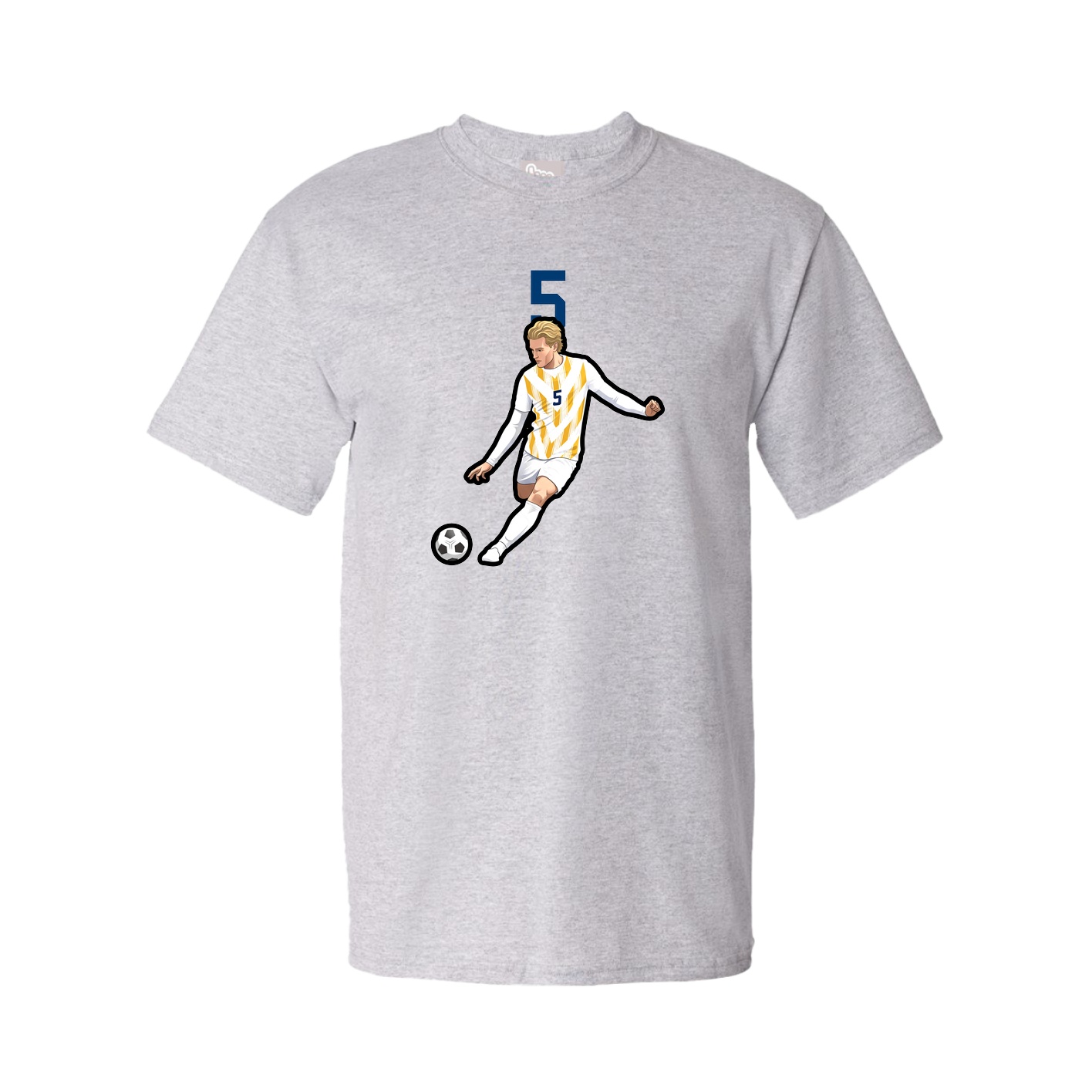 Tee — Number Top in Grey