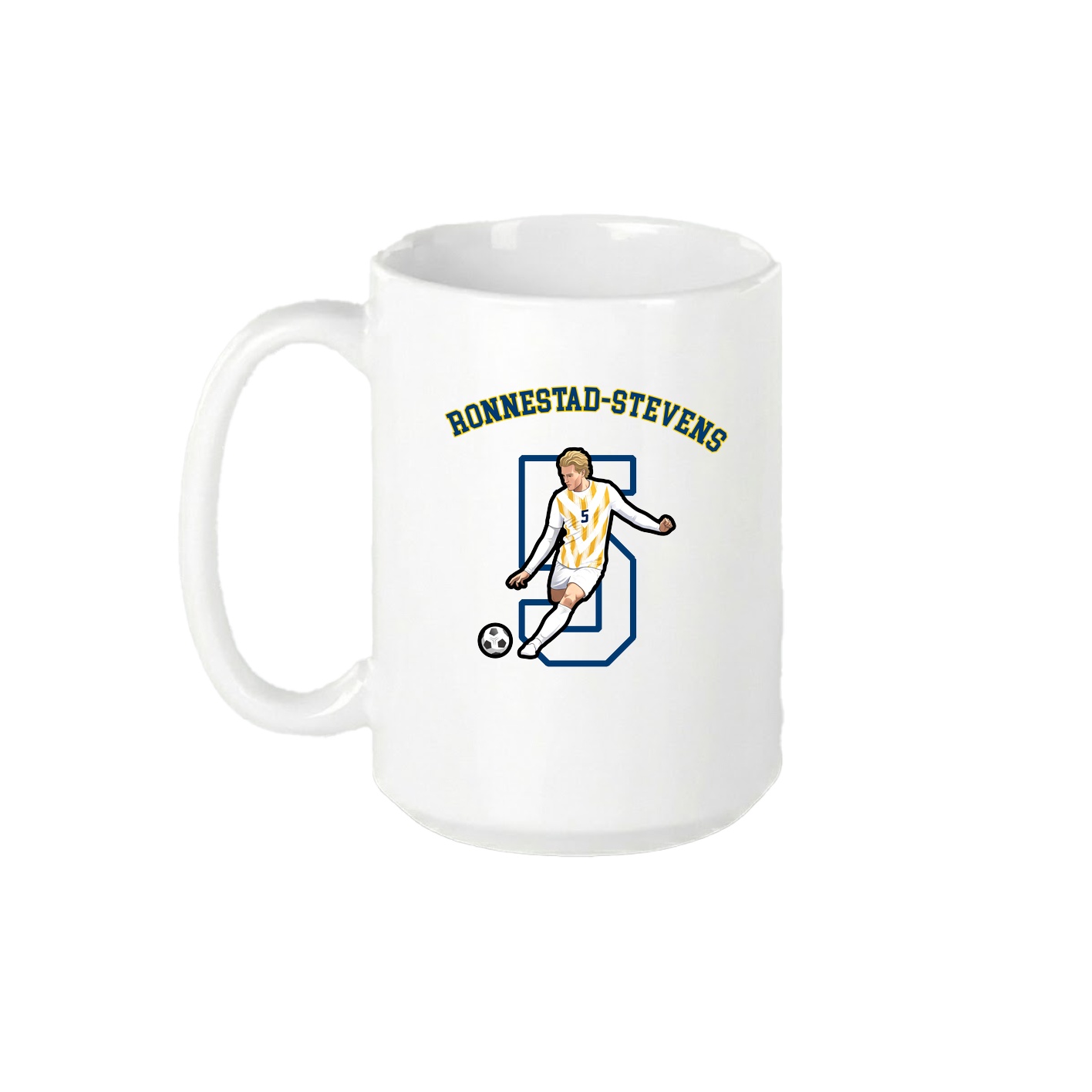 15oz Coffee Mug — Shirsey Arch in White