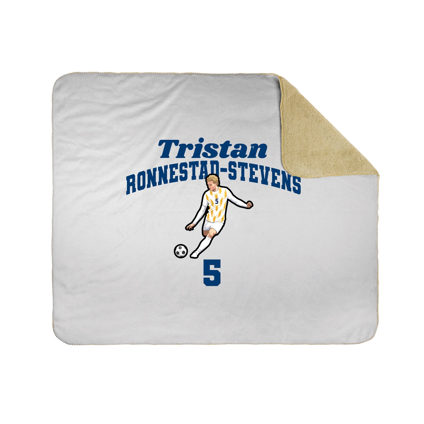 Throw Blanket — Signature Arch in White