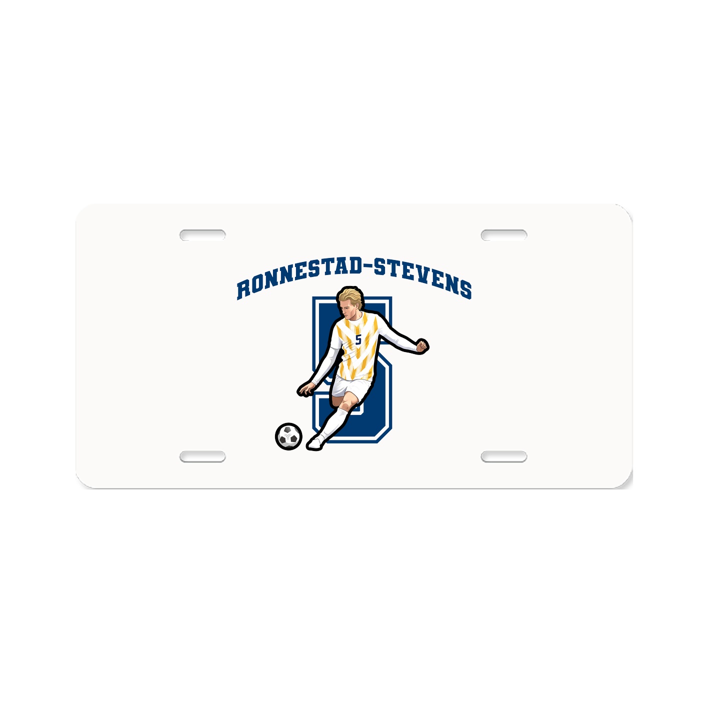 License Plate — Number in Classic