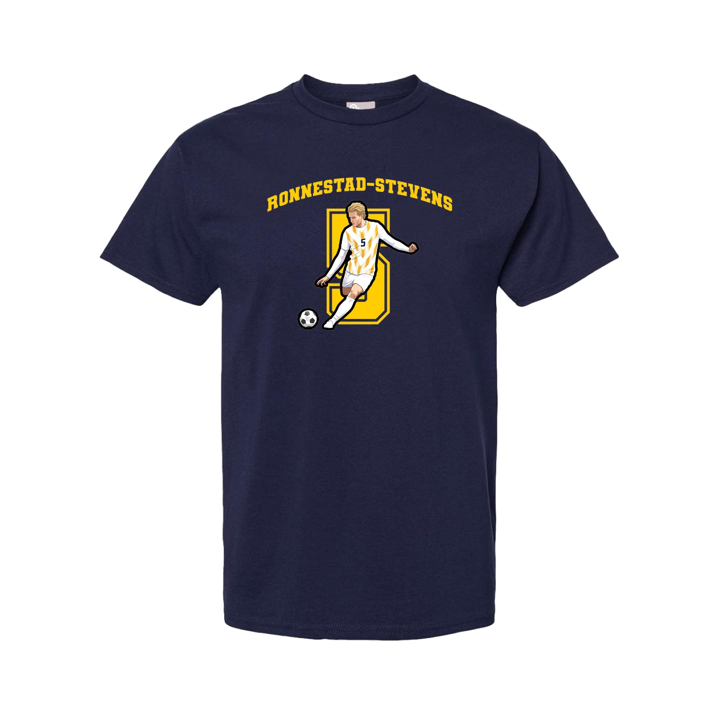 Tee — Number in Navy