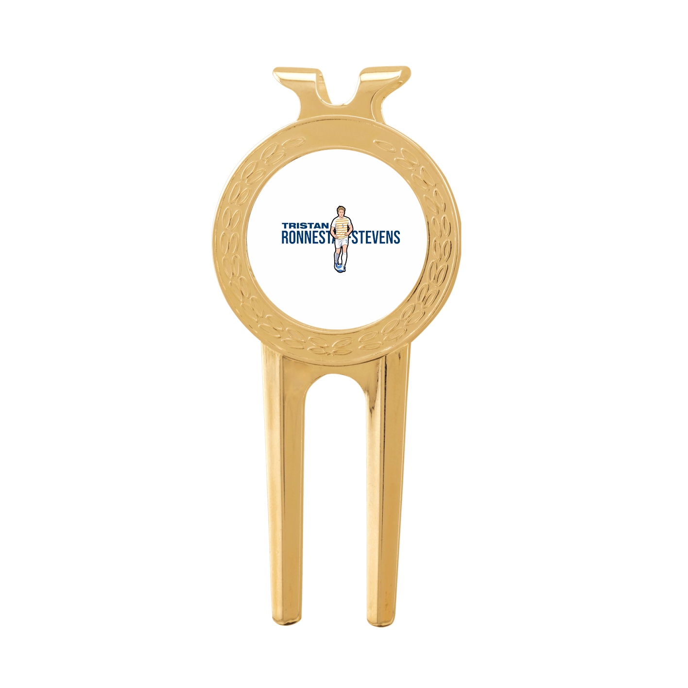 Divot Tool with Ball Marker — Player Name in Classic