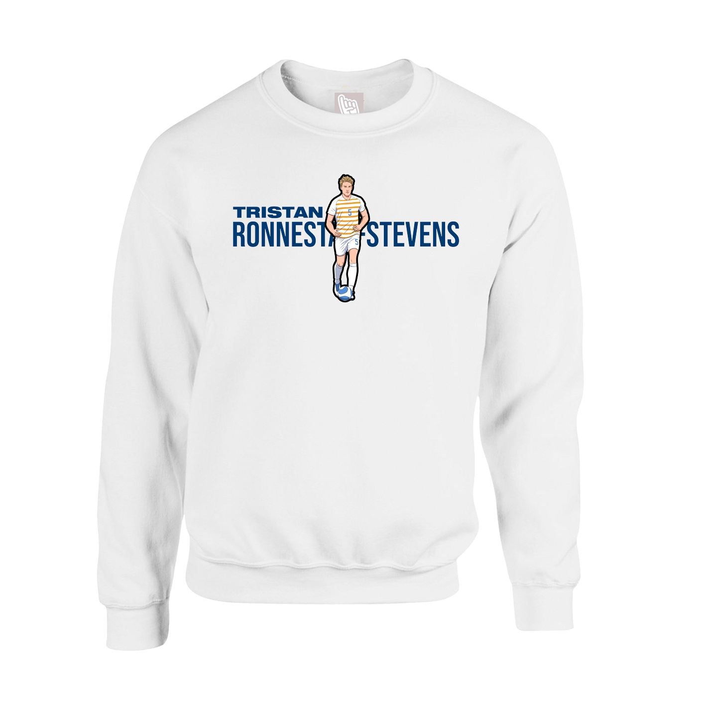 Fleece Crew — Player Name in White