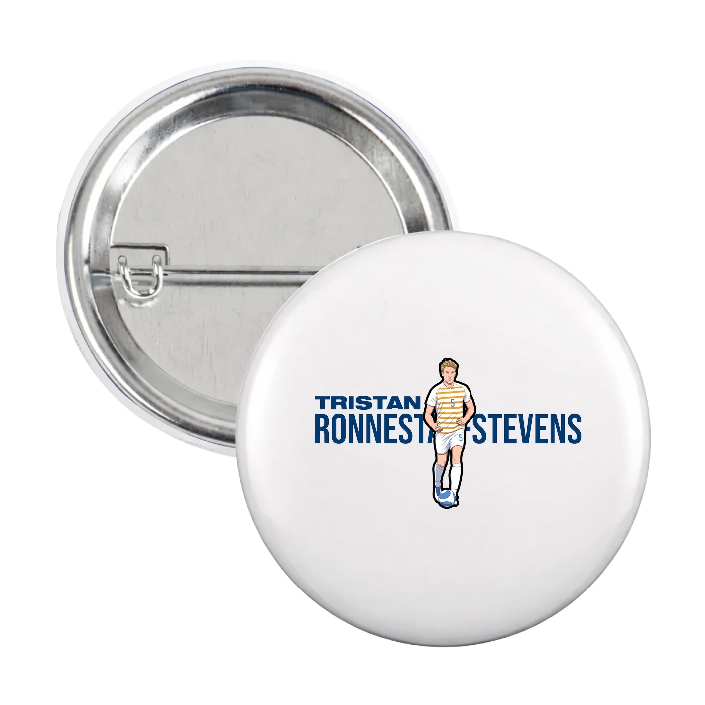 Game Day Button — Player Name in White